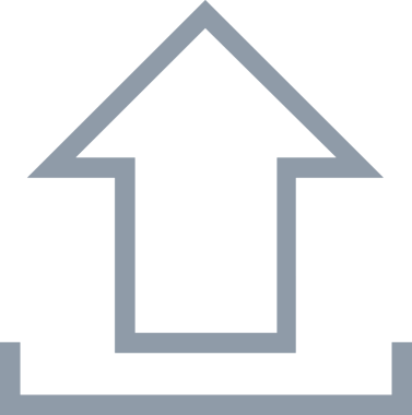 Siyah ve Beyaz Logo Simgesi PNG Biçimini Yükle. Web Sitesi Düğmesi, Mobil Uygulama Arayüzü, Dosya Aktarımı, Belge Paylaşımı, Bulut Depolama ve Veri Yedekleme için Minimalist Düz Tasarımlı Tek Renkli Ok Gönderme İşareti Grafiksel Elemanı