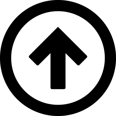 Siyah ve Beyaz Logo Simgesi PNG Biçimini Yükle. Web Sitesi Düğmesi, Mobil Uygulama Arayüzü, Dosya Aktarımı, Belge Paylaşımı, Bulut Depolama ve Veri Yedekleme için Minimalist Düz Tasarımlı Tek Renkli Ok Gönderme İşareti Grafiksel Elemanı