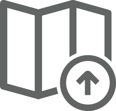 Siyah ve Beyaz Logo Simgesi PNG Biçimini Yükle. Web Sitesi Düğmesi, Mobil Uygulama Arayüzü, Dosya Aktarımı, Belge Paylaşımı, Bulut Depolama ve Veri Yedekleme için Minimalist Düz Tasarımlı Tek Renkli Ok Gönderme İşareti Grafiksel Elemanı