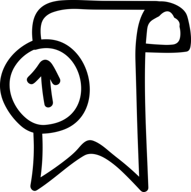 Siyah ve Beyaz Logo Simgesi PNG Biçimini Yükle. Web Sitesi Düğmesi, Mobil Uygulama Arayüzü, Dosya Aktarımı, Belge Paylaşımı, Bulut Depolama ve Veri Yedekleme için Minimalist Düz Tasarımlı Tek Renkli Ok Gönderme İşareti Grafiksel Elemanı