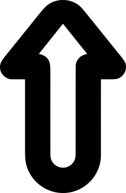 Siyah ve Beyaz Logo Simgesi PNG Biçimini Yükle. Web Sitesi Düğmesi, Mobil Uygulama Arayüzü, Dosya Aktarımı, Belge Paylaşımı, Bulut Depolama ve Veri Yedekleme için Minimalist Düz Tasarımlı Tek Renkli Ok Gönderme İşareti Grafiksel Elemanı