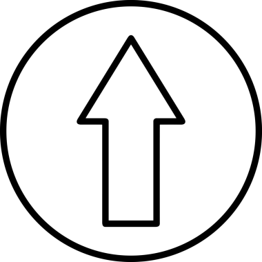 Siyah ve Beyaz Logo Simgesi PNG Biçimini Yükle. Web Sitesi Düğmesi, Mobil Uygulama Arayüzü, Dosya Aktarımı, Belge Paylaşımı, Bulut Depolama ve Veri Yedekleme için Minimalist Düz Tasarımlı Tek Renkli Ok Gönderme İşareti Grafiksel Elemanı