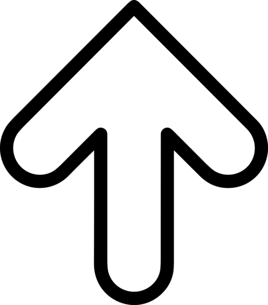 Siyah ve Beyaz Logo Simgesi PNG Biçimini Yükle. Web Sitesi Düğmesi, Mobil Uygulama Arayüzü, Dosya Aktarımı, Belge Paylaşımı, Bulut Depolama ve Veri Yedekleme için Minimalist Düz Tasarımlı Tek Renkli Ok Gönderme İşareti Grafiksel Elemanı