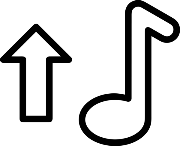 Siyah ve Beyaz Logo Simgesi PNG Biçimini Yükle. Web Sitesi Düğmesi, Mobil Uygulama Arayüzü, Dosya Aktarımı, Belge Paylaşımı, Bulut Depolama ve Veri Yedekleme için Minimalist Düz Tasarımlı Tek Renkli Ok Gönderme İşareti Grafiksel Elemanı