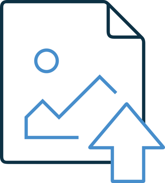 Siyah ve Beyaz Logo Simgesi PNG Biçimini Yükle. Web Sitesi Düğmesi, Mobil Uygulama Arayüzü, Dosya Aktarımı, Belge Paylaşımı, Bulut Depolama ve Veri Yedekleme için Minimalist Düz Tasarımlı Tek Renkli Ok Gönderme İşareti Grafiksel Elemanı