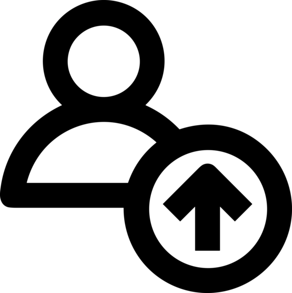 Siyah ve Beyaz Logo Simgesi PNG Biçimini Yükle. Web Sitesi Düğmesi, Mobil Uygulama Arayüzü, Dosya Aktarımı, Belge Paylaşımı, Bulut Depolama ve Veri Yedekleme için Minimalist Düz Tasarımlı Tek Renkli Ok Gönderme İşareti Grafiksel Elemanı