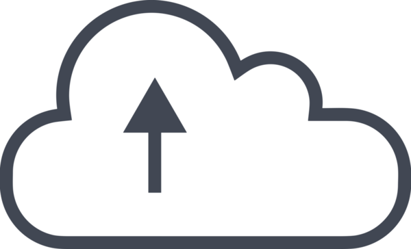 Siyah ve Beyaz Logo Simgesi PNG Biçimini Yükle. Web Sitesi Düğmesi, Mobil Uygulama Arayüzü, Dosya Aktarımı, Belge Paylaşımı, Bulut Depolama ve Veri Yedekleme için Minimalist Düz Tasarımlı Tek Renkli Ok Gönderme İşareti Grafiksel Elemanı