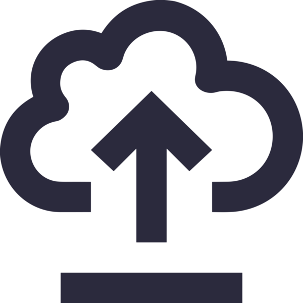 Siyah ve Beyaz Logo Simgesi PNG Biçimini Yükle. Web Sitesi Düğmesi, Mobil Uygulama Arayüzü, Dosya Aktarımı, Belge Paylaşımı, Bulut Depolama ve Veri Yedekleme için Minimalist Düz Tasarımlı Tek Renkli Ok Gönderme İşareti Grafiksel Elemanı