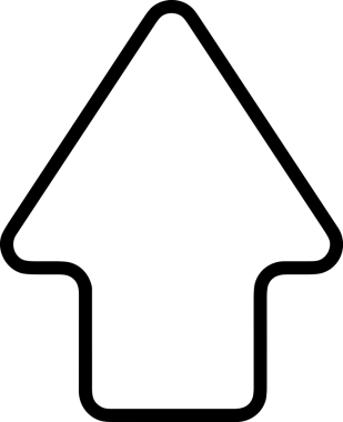 Siyah ve Beyaz Logo Simgesi PNG Biçimini Yükle. Web Sitesi Düğmesi, Mobil Uygulama Arayüzü, Dosya Aktarımı, Belge Paylaşımı, Bulut Depolama ve Veri Yedekleme için Minimalist Düz Tasarımlı Tek Renkli Ok Gönderme İşareti Grafiksel Elemanı
