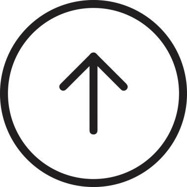 Siyah ve Beyaz Logo Simgesi PNG Biçimini Yükle. Web Sitesi Düğmesi, Mobil Uygulama Arayüzü, Dosya Aktarımı, Belge Paylaşımı, Bulut Depolama ve Veri Yedekleme için Minimalist Düz Tasarımlı Tek Renkli Ok Gönderme İşareti Grafiksel Elemanı