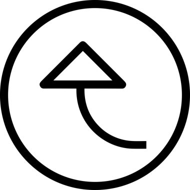 Siyah ve Beyaz Logo Simgesi PNG Biçimini Yükle. Web Sitesi Düğmesi, Mobil Uygulama Arayüzü, Dosya Aktarımı, Belge Paylaşımı, Bulut Depolama ve Veri Yedekleme için Minimalist Düz Tasarımlı Tek Renkli Ok Gönderme İşareti Grafiksel Elemanı