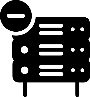 PNG biçiminde siyah ve beyaz depolama simgesi basit düz tasarım depolama depolama konteynırı arşiv kutusu arşiv hattı sanat izole vektör ilüstrasyonu dosya kabine organizasyon simgesi simgesi için dijital grafik ögesi