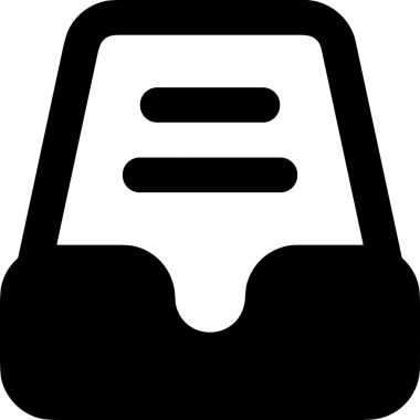 PNG biçiminde siyah ve beyaz depolama simgesi basit düz tasarım depolama depolama konteynırı arşiv kutusu arşiv hattı sanat izole vektör ilüstrasyonu dosya kabine organizasyon simgesi simgesi için dijital grafik ögesi