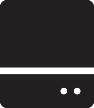 PNG biçiminde siyah ve beyaz depolama simgesi basit düz tasarım depolama depolama konteynırı arşiv kutusu arşiv hattı sanat izole vektör ilüstrasyonu dosya kabine organizasyon simgesi simgesi için dijital grafik ögesi