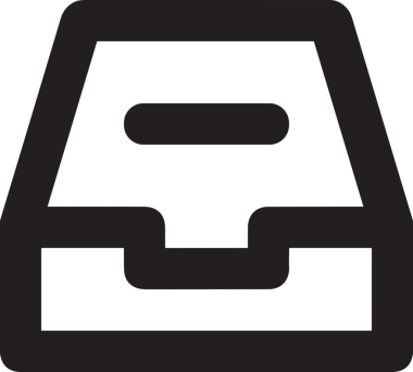 PNG biçiminde siyah ve beyaz depolama simgesi basit düz tasarım depolama depolama konteynırı arşiv kutusu arşiv hattı sanat izole vektör ilüstrasyonu dosya kabine organizasyon simgesi simgesi için dijital grafik ögesi