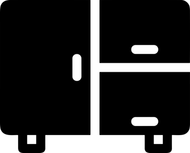 PNG biçiminde siyah ve beyaz depolama simgesi basit düz tasarım depolama depolama konteynırı arşiv kutusu arşiv hattı sanat izole vektör ilüstrasyonu dosya kabine organizasyon simgesi simgesi için dijital grafik ögesi
