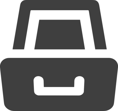 PNG biçiminde siyah ve beyaz depolama simgesi basit düz tasarım depolama depolama konteynırı arşiv kutusu arşiv hattı sanat izole vektör ilüstrasyonu dosya kabine organizasyon simgesi simgesi için dijital grafik ögesi