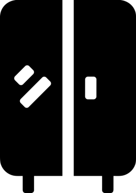 PNG biçiminde siyah ve beyaz depolama simgesi basit düz tasarım depolama depolama konteynırı arşiv kutusu arşiv hattı sanat izole vektör ilüstrasyonu dosya kabine organizasyon simgesi simgesi için dijital grafik ögesi