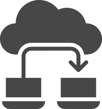 PNG biçiminde siyah ve beyaz depolama simgesi basit düz tasarım depolama depolama konteynırı arşiv kutusu arşiv hattı sanat izole vektör ilüstrasyonu dosya kabine organizasyon simgesi simgesi için dijital grafik ögesi