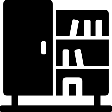 PNG biçiminde siyah ve beyaz depolama simgesi basit düz tasarım depolama depolama konteynırı arşiv kutusu arşiv hattı sanat izole vektör ilüstrasyonu dosya kabine organizasyon simgesi simgesi için dijital grafik ögesi