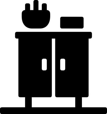 PNG biçiminde siyah ve beyaz depolama simgesi basit düz tasarım depolama depolama konteynırı arşiv kutusu arşiv hattı sanat izole vektör ilüstrasyonu dosya kabine organizasyon simgesi simgesi için dijital grafik ögesi