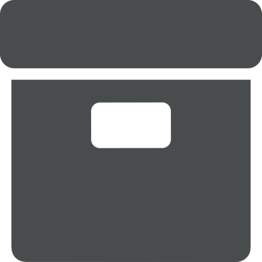 PNG biçiminde siyah ve beyaz depolama simgesi basit düz tasarım depolama depolama konteynırı arşiv kutusu arşiv hattı sanat izole vektör ilüstrasyonu dosya kabine organizasyon simgesi simgesi için dijital grafik ögesi