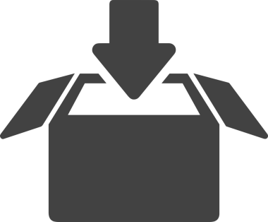 PNG biçiminde siyah ve beyaz depolama simgesi basit düz tasarım depolama depolama konteynırı arşiv kutusu arşiv hattı sanat izole vektör ilüstrasyonu dosya kabine organizasyon simgesi simgesi için dijital grafik ögesi