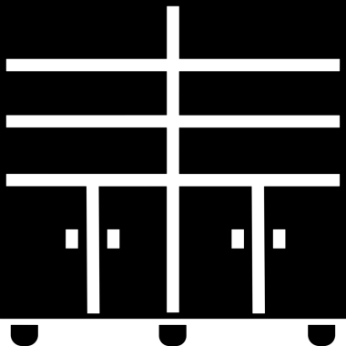 PNG biçiminde siyah ve beyaz depolama simgesi basit düz tasarım depolama depolama konteynırı arşiv kutusu arşiv hattı sanat izole vektör ilüstrasyonu dosya kabine organizasyon simgesi simgesi için dijital grafik ögesi