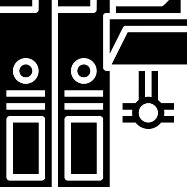 PNG biçiminde siyah ve beyaz depolama simgesi basit düz tasarım depolama depolama konteynırı arşiv kutusu arşiv hattı sanat izole vektör ilüstrasyonu dosya kabine organizasyon simgesi simgesi için dijital grafik ögesi