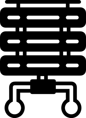 PNG biçiminde siyah ve beyaz depolama simgesi basit düz tasarım depolama depolama konteynırı arşiv kutusu arşiv hattı sanat izole vektör ilüstrasyonu dosya kabine organizasyon simgesi simgesi için dijital grafik ögesi