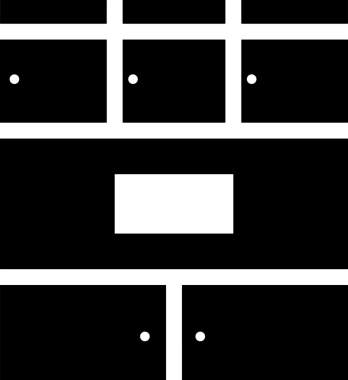 PNG biçiminde siyah ve beyaz depolama simgesi basit düz tasarım depolama depolama konteynırı arşiv kutusu arşiv hattı sanat izole vektör ilüstrasyonu dosya kabine organizasyon simgesi simgesi için dijital grafik ögesi