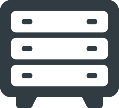 PNG biçiminde siyah ve beyaz depolama simgesi basit düz tasarım depolama depolama konteynırı arşiv kutusu arşiv hattı sanat izole vektör ilüstrasyonu dosya kabine organizasyon simgesi simgesi için dijital grafik ögesi