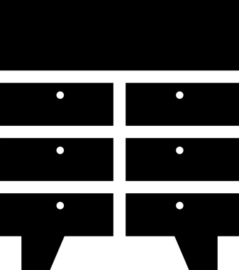 Siyah ve beyaz depolama ana hatları simgesi PNG biçiminde basit düz tasarım depolama kutusu kutucuğu kutucuğu kutusu arşivi minimalist çizgi sanat izole vektör ilüstrasyonu dosya organizasyonu simgesi için dijital grafik ögesi