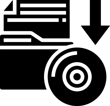 Siyah ve beyaz depolama ana hatları simgesi PNG biçiminde basit düz tasarım depolama kutusu kutucuğu kutucuğu kutusu arşivi minimalist çizgi sanat izole vektör ilüstrasyonu dosya organizasyonu simgesi için dijital grafik ögesi