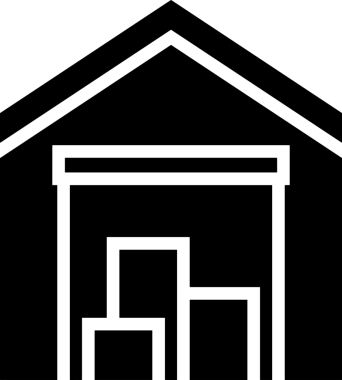 Siyah ve beyaz depolama ana hatları simgesi PNG biçiminde basit düz tasarım depolama kutusu kutucuğu kutucuğu kutusu arşivi minimalist çizgi sanat izole vektör ilüstrasyonu dosya organizasyonu simgesi için dijital grafik ögesi