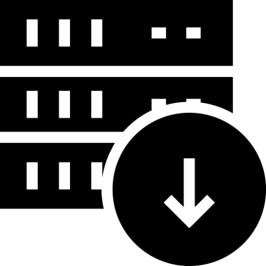 Siyah ve beyaz depolama ana hatları simgesi PNG biçiminde basit düz tasarım depolama kutusu kutucuğu kutucuğu kutusu arşivi minimalist çizgi sanat izole vektör ilüstrasyonu dosya organizasyonu simgesi için dijital grafik ögesi