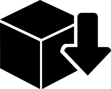 Siyah ve beyaz depolama ana hatları simgesi PNG biçiminde basit düz tasarım depolama kutusu kutucuğu kutucuğu kutusu arşivi minimalist çizgi sanat izole vektör ilüstrasyonu dosya organizasyonu simgesi için dijital grafik ögesi