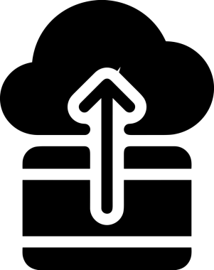 Siyah ve beyaz depolama ana hatları simgesi PNG biçiminde basit düz tasarım depolama kutusu kutucuğu kutucuğu kutusu arşivi minimalist çizgi sanat izole vektör ilüstrasyonu dosya organizasyonu simgesi için dijital grafik ögesi