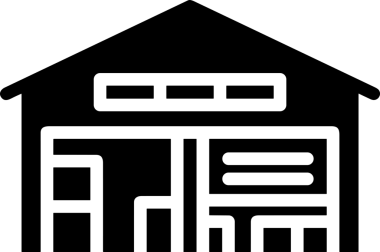 Siyah ve beyaz depolama ana hatları simgesi PNG biçiminde basit düz tasarım depolama kutusu kutucuğu kutucuğu kutusu arşivi minimalist çizgi sanat izole vektör ilüstrasyonu dosya organizasyonu simgesi için dijital grafik ögesi