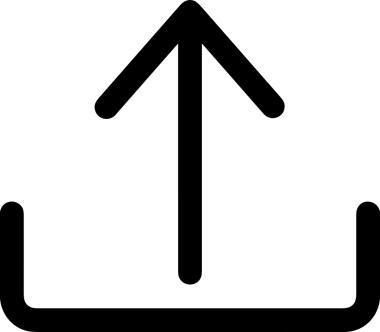 Upload icon symbol black and white PNG format simple vector illustration representing file sharing data transfer cloud storage synchronization and digital communication suitable for modern web design app interface user experience