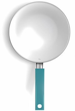 Büyüteç beyaz arkaplanda izole edildi. 3d illüstrasyon