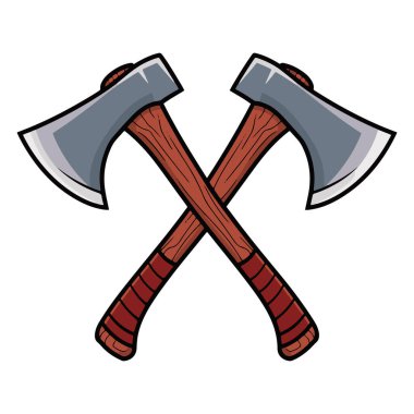 Balta vektörü, çapraz baltalar, itfaiyeci baltası da dahil. İtfaiye teması ve yangın söndürme ve acil durum müdahalesiyle ilgili çizimler için ideal. Grafik tasarımları ve logolar için mükemmel