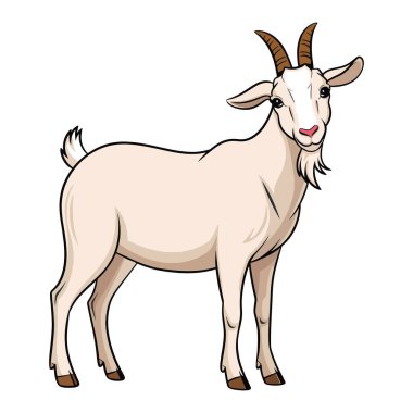 Arkadaş canlısı bir ifadeyle şirin bir çizgi roman ikonu. Basit ve eğlenceli vektör çizimi, çiftlik logoları, çocuk tasarımları veya hayvan temalı projeler için mükemmel..