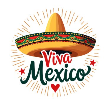Renkli bir arka planda Meksika tasarımı. Kültürel temalar, seyahat promosyonları ve festival projeleri için vektör illüstrasyonu ideal. Meksika geleneklerini sergilemek için mükemmel.