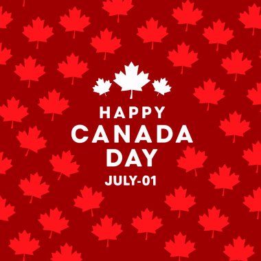 1 Temmuz Kanada Günü arkaplanı ya da afiş tasarımı kutlandı. Bağımsızlık Günü kutlamaları, vatanseverlik teması ve etkinlik tanıtımı için ideal. Bayram afişleri ve posterleri için mükemmel..