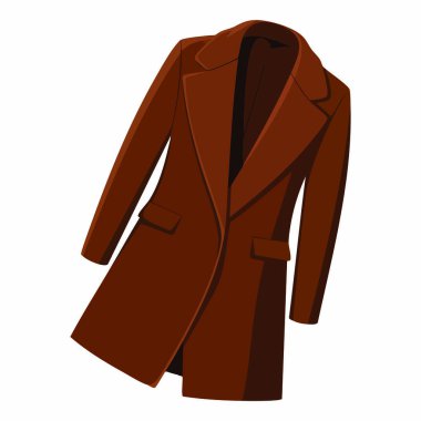 Modern erkek ve kadın için düz kat vektör ikonu. Web, moda, tarz ve kıyafet temalı illüstrasyonlar için mükemmel element.