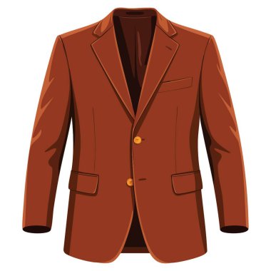 Beyaz üzerine izole edilmiş modern insan için düz vektör elbise ikonu. Web, moda ve giyim ile ilgili tasarım projeleri veya görseller için ideal element.