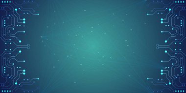 Teknoloji afişi soyut arkaplan renk illüstrasyonuName