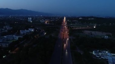 Pakistan, İslamabad 'ın insansız hava aracı görüntüleri - Pakistan' ın başkenti