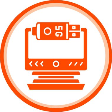 elearning simge vektör illüstrasyonu